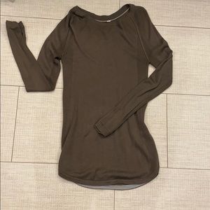 Lululemon sweater in olive green
